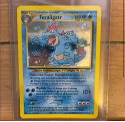 Pokemon TCG Feraligatr Neo Genesis Holo Rare Card 5/111 - NM Condition WOTC - Image 2