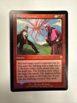 Mages' Contest Invasion Foil 154/350 2000 Magic: The Gathering Card NM - Image 1