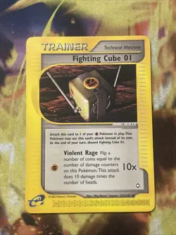 Fighting Cube 01 Trainer 121/147 Uncommon Pokemon Card - Image 1