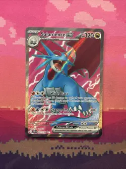 Pokemon Card Salamence ex 177/159 Ultra Rare Journey Together Near Mint - Image 1