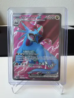 Pokemon Card Salamence ex 177/159 Ultra Rare Journey Together Near Mint - Image 1