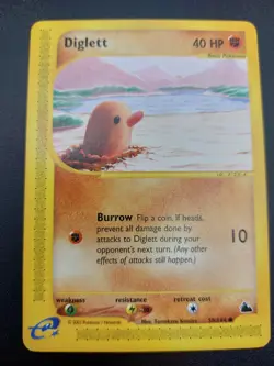 Pokemon Card Diglett 50/144 common 2003 Skyridge LP - Image 2