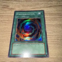 Yugioh Polymerization LOB-059 Super Rare NM - Image 1