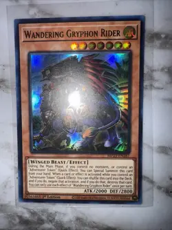 Yu-gi-oh! TCG 1x Wandering Gryphon Rider MP23-EN267 Ultra Rare x1 YUGIOH! NM - Image 1