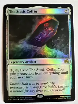 mtg magic The Stasis Coffin FOIL - Image 1