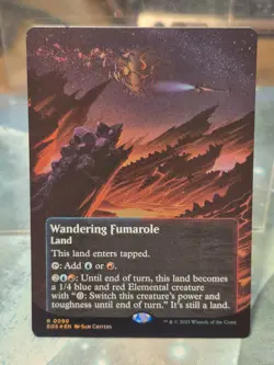 Wandering Fumarole FOIL POSTER STELLAR SIGHTS BORDERLESS Edge of Eternities MTG - Image 1