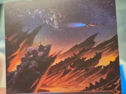 Wandering Fumarole FOIL POSTER STELLAR SIGHTS BORDERLESS Edge of Eternities MTG - Image 2