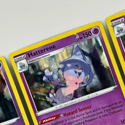Hatterene 020/073 Holo Rare - Champions Path Pokemon TCG - M/NM -Naoki Saito - Image 2