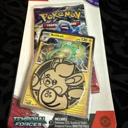 Pokemon Temporal Forces Checklane Blister Set 2 Booster Packs Bellibolt/Carvanha - Image 3