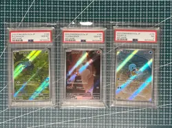 PSA 10 SEQ Bulbasaur Charmander Squirtle AR 166 168 170 Pokemon 151 Japanese - Image 1