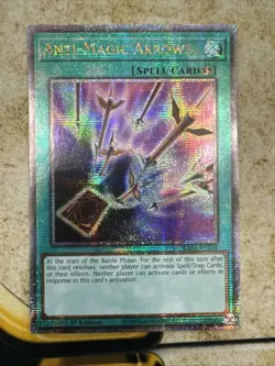 Yugioh! LP Anti-Magic Arrows - RA03-EN264 - Quarter Century Secret Rare - 1st Ed - Image 1