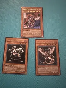 Yugioh Horus The Black Flame Dragon Lv 8 Bundle SOD Ultimate Rare - Image 1