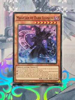MP17-EN072 Magician Of Dark Illusion Super Rare 1st Edition Near Mint YuGiOh TCG - Image 1