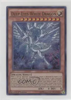 Deep-Eyes White Dragon 1st Ed. YuGiOh The Dark Side of Dimensions Movie Pack - Image 1