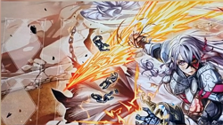Yugioh Playmat Yu-Gi-Oh! Dogmatika Fleurdelis, The Thunderous - Image 2