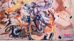 Yugioh Playmat Yu-Gi-Oh! Dogmatika Fleurdelis, The Thunderous - Image 4