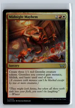 FOIL Midnight Mayhem Duskmourn Uncommon - MTG Magic the Gathering Card - Image 1