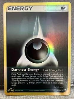POKEMON EX RUBY & SAPPHIRE DARKNESS ENERGY REVERSE HOLO CARD 93/109 - Image 1