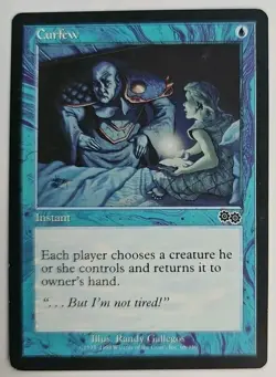MTG Magic The Gathering Card Curfew Instant Blue Urza's Saga - Image 1
