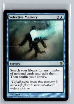 Selective Memory Worldwake Rare - MTG Magic the Gathering Card - Image 1