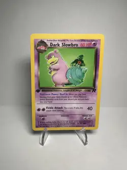 Pokemon Card - Dark Slowbro Team Rocket 1st Edition 29/82 Non-Holo Rare NM - Image 1