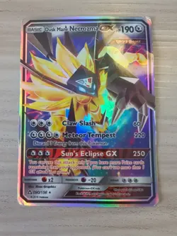 Pokemon Dusk Mane Necrozma GX Ultra Rare Card 90/156 Ultra Prism - Image 1
