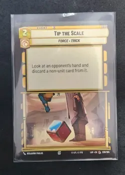 Tip the Scale 226/264 Star Wars Unlimited TCG Card LOF Near Mint NM - Image 1