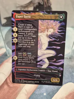 M 0323 Terra, Magical Adept BORDERLESS FFVI Rare Final Fantasy MTG Card Creature - Image 4