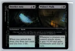 FOIL Derelict Attic / Widow's Walk Duskmourn - MTG Magic the Gathering Card - Image 1