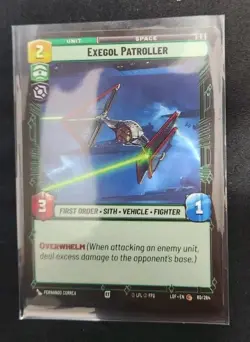 Exegol Patroller 080/264 Star Wars Unlimited TCG Card LOF Near Mint NM - Image 1