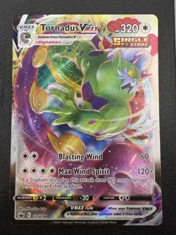 Tornadus Vmax 125/198 Chilling Reign Full Art Ultra Rare Card Pokemon TCG NM - Image 1