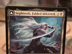 M 0115 Sephiroth, Fabled SOLDIER NM MTG Card Final Fantasy Rare Black FFVII - Image 2