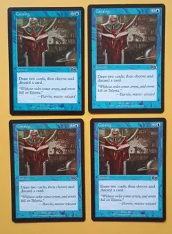Magic the Gathering MTG Urza's Saga CATALOG X 4 LP/EX C 1998! - Image 1