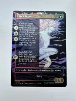 MTG Terra, Magical Adept - Borderless FOIL ALT ART Final Fantasy Magic Gathering - Image 2