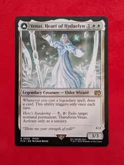 2025 Magic MTG Final Fantasy Venat Heart of Hydaelyn Mothercrystal - Rare - NM/M - Image 1