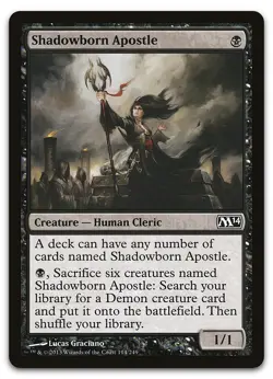 Shadowborn Apostle #114 (LP) Magic 2014 M14 Magic MTG - Image 1