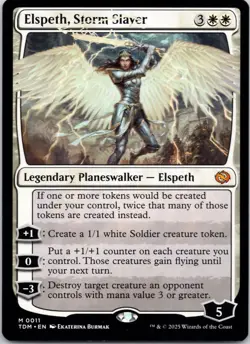 Elspeth, Storm Slayer 11 Tarkir: Dragonstorm NM MTG - Image 1