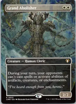 Grand Abolisher (Borderless) 625 Commander Masters Near Mint MTG - Image 1