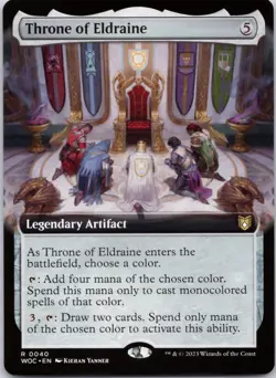Throne of Eldraine (Extended Art) 40 Commander: Wilds of Eldraine Near Mint MTG - Image 1