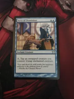 MTG Aura of Dominion Champions of Kamigawa. LP - MP. - Image 1