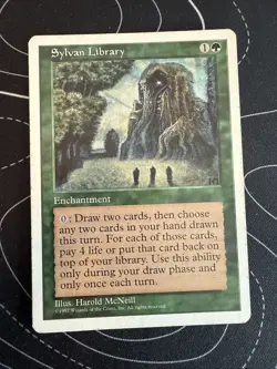 Sylvan Library MTG Core Set 5th Edition Regular - Image 1