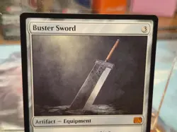 0255 Buster Sword Final Fantasy NM Card MTG Mythic Rare Equipment Artifact FIN - Image 3