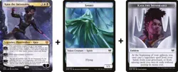 1x - Kaya the Inexorable - borderless #288 + token & Emblem - Kaldheim - NM MTG - Image 1