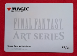 MTG Final Fantasy Art Series Tataru Taru Gold Signature Stamped 25/53 NM/M - Image 2