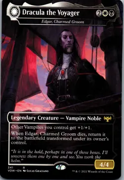 MTG Dracula the Voyager - Edgar, Charmed Groom // Casket of Native Earth - Edgar - Image 1