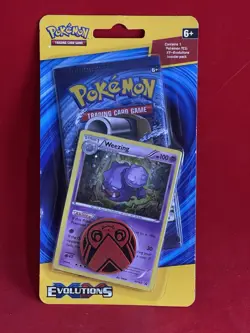Pokemon TCG XY Evolutions Booster Blister Pack Weezing Promo & Coin - NEW😱🔥 - Image 1