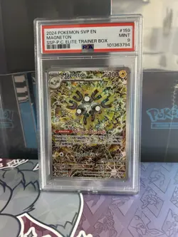 Magneton Pokemon Center Stamped SVP 159 Surging Sparks PSA 9 Mint - Image 1