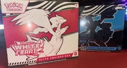 Pokemon Black Bolt & White Flare Pokemon Elite Trainer 2x Box ETB Set SEALED - Image 1