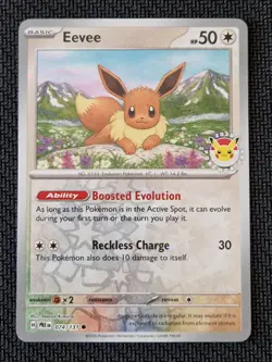 Pokemon Eevee Day Stamped Promo Card 074/131 2025 Eevee Promo - Image 1