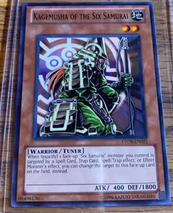 Kagemusha of the Six Samurai - STOR-EN025 - Common - Unl Edition YuGiOh LP - Image 1